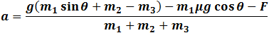 Value of acceleration
