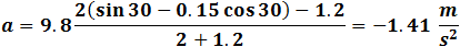 Friction example 1