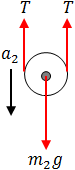 Free body diagram m2