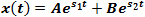 Example - overdamped motion