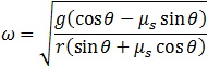 Balance radius