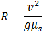 Balance radius