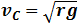 Velocity at point Vc