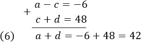 a+d=-6+48=42