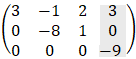 ■(@+)(■(3&-1&2@0&-8&1@0&8&-1)■(3@0@-9))