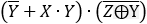  [NOT (y) OR (x AND y)] AND NOT (z XOR y)