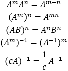 Matrices powers