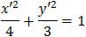 Ellipse equation