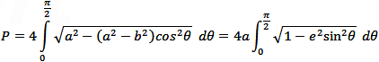 Perimeter of an ellipse