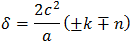 Equation for x