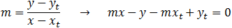 mx-y-mx_t+y_t=0