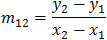 slope of line