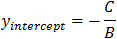 Line intercept