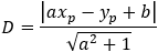 Line point distance