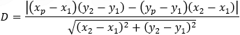 Line point distance