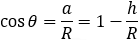 Spherical cap radius
