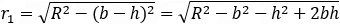 Spherical segment radius