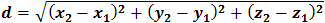 Distance d