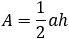 A=1/2 ah