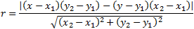 Incircle radius