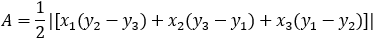 Triangle area