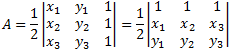 Triangle area