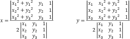 sides perpendicular bisectors intersection