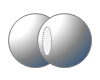 Two spheres intersection