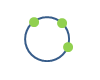 Circle defined by 3 points